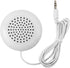 Portable 3.5mm Mini Pillow Speaker, Outdoor Stereo Speaker for iOS, Android, MP3, MP4, White