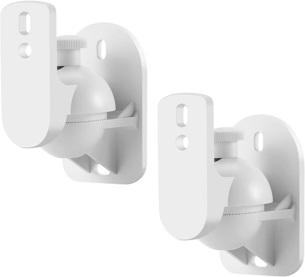 TNP Universal Satellite Speaker Wall Mount Bracket, Ceiling Mount Clamp with Adjustable Swivel and Tilt Angle for Home