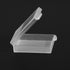 Taidda Battery Holder Case, Sturdy 10Pcs Clear Plastic Dampproof Storage Box for Digital Camera