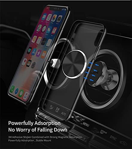 Replacement Metal Plates Set for Magnetic Car Phone Holders, Wall & Air Vent Mounts, Cases, Magnets. Kit of 2 Matte