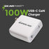 IOGEAR GearPower 100W USB-C GaN Charger, Compatible with USB4, Thunderbolt 3/4, iPhone 12, Android Smartphones
