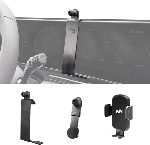 FICS Phone Holder Compatible with KONA 2024 Accessories, Customized Phone Mount for KONA 2024