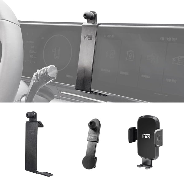 FICS Phone Holder Compatible with KONA 2024 Accessories, Customized Phone Mount for KONA 2024
