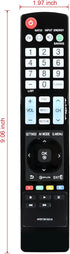 AKB73615316 Replace Remote for LG Plasma TV, Fits 37LS5600, 47LS4600, 50PA4500, 55LS4600, 60PA5500, 32LS5600, 42LS5650,