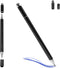 Luntak Stylus Pens for iPad, 3 in 1 Ballpoint Pen, Fiber Tip & Clear Disc Capacitive Stylus for iPhone/iPad/Android