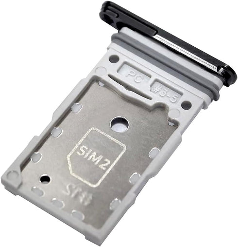 Galaxy S24+ SIM Card Tray Dual Replacement, S24 Plus Sim Card Slot Holder for Samsung Galaxy S24+ 5G with Opening Needle