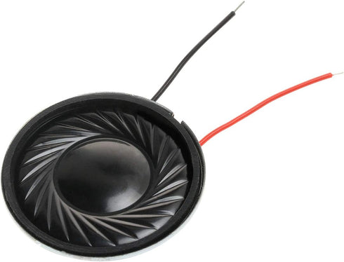 YXQ 2W 8 Ohm Micro Internal Speaker Magnet Loudspeaker 28mm Dia Round Metal Shell Wire for DIY Slim PC (4 Pcs)