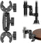 Double Clamp Camera Mount, Universal Bracket for Golf Carts, Umbrella, Strollers, Photo Studio