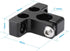 CAMVATE 15mm Single Rod Clamp with 1/4"-20 Unthreaded Mounting Points - 2318 by CAMVATE