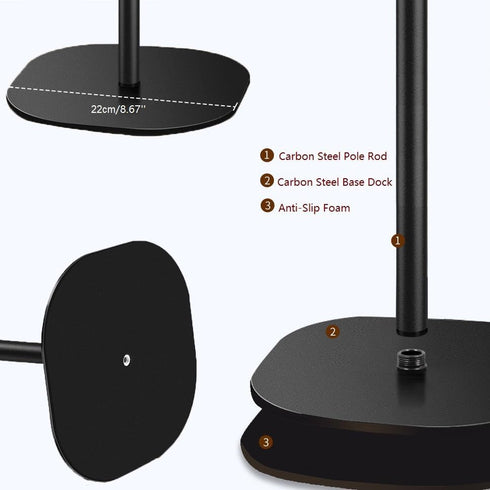 AceTaken 18-inch 4K,Kiyo 1080p Heavy-Duty Webcam Stand, Desktop Webcam Tripod Holder Compatible with Razer Kiyo Pro