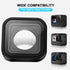 Protective Lens Replacement for GoPro Hero 12/11/10/9 Black Glass Cover Case Action Camera Accessories (Black)