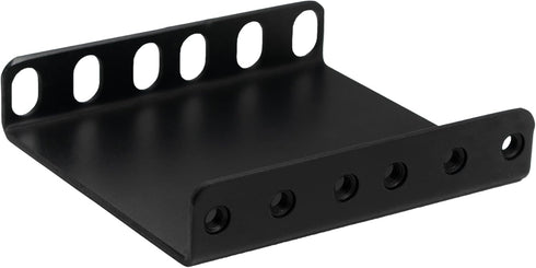 LiyaTech 3.1 inch Rackmount Recessed Adapter for 2U Rack, Black
