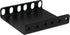 LiyaTech 3.1 inch Rackmount Recessed Adapter for 2U Rack, Black