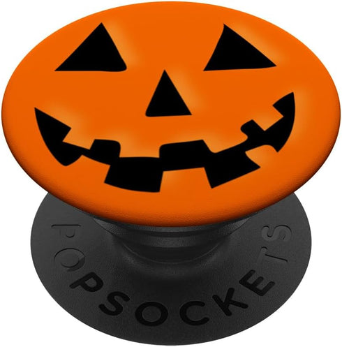 Halloween Jack O Lantern Orange Pumpkin PopSocket Standard PopGrip