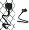 Fence Mount Chain Link Mount for Action Camera Phone, Flexible Clamp Selfie Pole Gooseneck Mount for GoPro, Insta360,