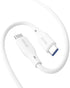 USB C to USB C Cable, 100W 6.8ft Soft Silicone Fast Charge for MacBook Pro 2022, iPad Pro, Samsung Galaxy