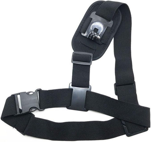 Reflex Camera Shoulder Strap Mount Harness for GoPro, DJI Osmo, Insta360 Adjustable Hands-Free Chest