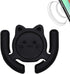 Multi-Surface Holder Car Mount 1 Pack Compatible for Popsocket Grip Holder for Pop Mount Device Support Accessory Home Office Desk Wall Mount Cute Cat Strong Adhesive Stick Pad, Black