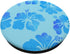 Coconut Girl Tie Dye Hibiscus Preppy Hawaiian Y2K Blue Aqua PopSockets Standard PopGrip