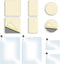 10Pcs Heavy Duty Dash Cam Sticky Pads and Windshield Electrostatic Film,Heat Resistant