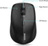 Wireless Mouse for Laptop, Portable Mouse with Mouse Pad, 2.4G/BT Ergonomic for Right or Left Hand Use, 3 Adjustable