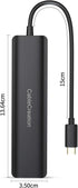 USB C Hub with Ethernet, CableCreation 7 in 1 4k@60Hz HDMI Multiport Adapter with 100W PD, 2 USB 3.0 Ports