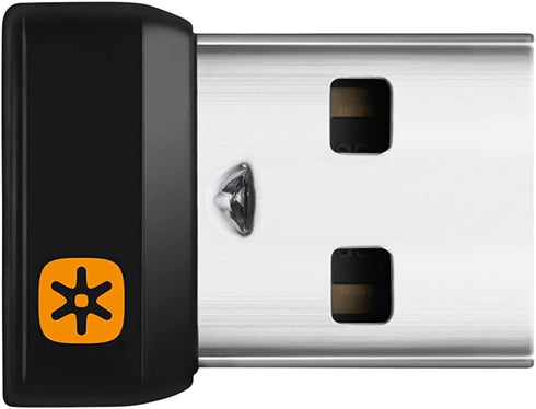 Logitech Unifying Receiver, 2.4 GHz Wireless USB Plug Compatible with Logitech Devices, Black