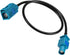 Bingfu Fakra Z Female to Male Vehicle Antenna Extension Cable, 30cm for Car Stereo, GPS Navigation, FM AM Radio