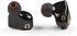 in Ear Monitor Headphones, HiFi Stereo IEM Earphones, Dynamic Dual Driver Wired Earbuds with Detachable Cable, Noise Canceling Headset for Singers Musicians Drummers Audiophile (Black)