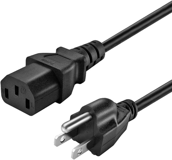 12Ft 3 Prong Power Cord for Guitar Amp, ION Block Rocker, Explorer Portable Speaker System, Replacement Power Cable