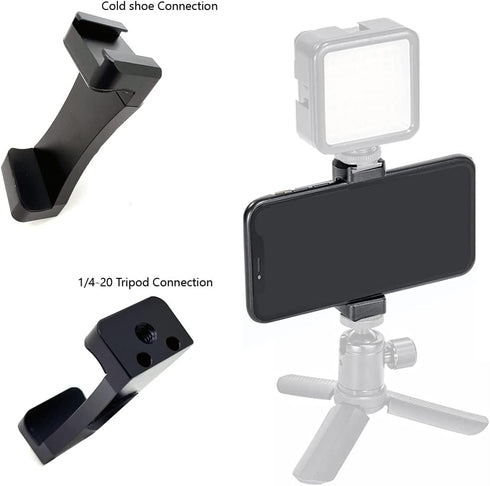 Heavy Duty Magnetic Mount Aluminum Smartphone Holder with Security Tether, Best for Motorcycle, Snow Mobile, Forklift,