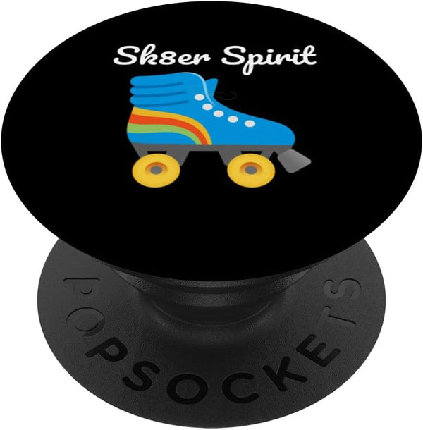Sk8er Spirit Roller Skate Roller Derby Inline Skate PopSockets Standard PopGrip