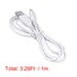 3.3ft S-100 ABLEGRID White Micro USB Power Charging Cord Cable Lead for Sound Oasis White Noise Machine & Speaker