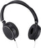 93dB Portable Wired Headset, Foldable Noise Cancelling Headphone, Support FM Automatic Search for Sports and Travel