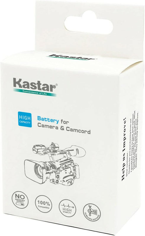 Kastar 2-Pack CGA-D54 Pro Battery Replacement for Panasonic AG-HVX200 Series Cameras