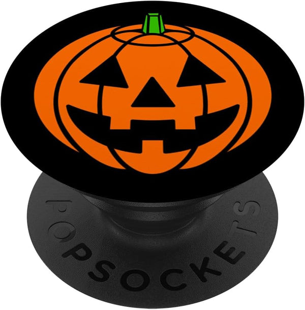 Spooky Retro Jack-O-Lantern Cute Halloween Pumpkin Vintage PopSockets Standard PopGrip