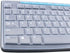 Silicone Keyboard Protector Skin Cover for Logitech MK295 MK275 K200 MK200 (Clear)