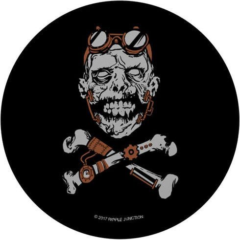 PopSockets Cell Phone Stands for Smartphones & Tablets - "Zombie Steampunk Crossbones"
