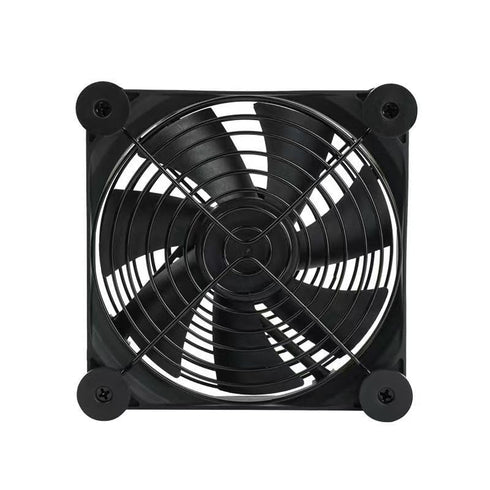 120mm 3-Degree Quiet Dual USB Fan Dual-Ball Bearings, with L/M/H Speed Controller High Airflow Cooling Fan for Receiver