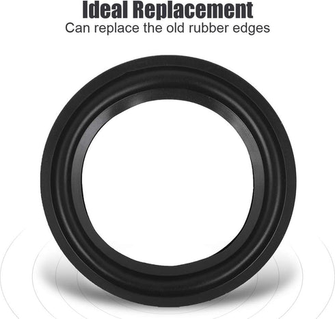Speaker Surround Foam, Replacement Subwoofer Rubber Rim Circle for 4-inch Woofer Repair