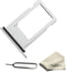 Silver SIM Card Tray Holder Compatible with iPhone X, SIM Card Tray Slot Replacement