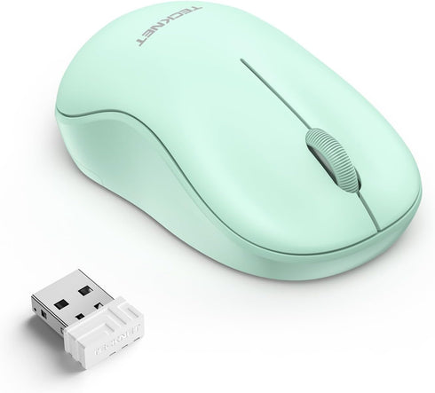 TECKNET Wireless Mouse for Laptop, 2.4G Silent Computer Mouse Quiet Click with 5