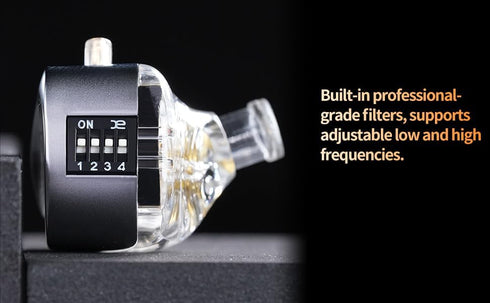 KZ Castor in Ear Monitor Headphones, HiFi Improved Bass, Noise Isolating IEM, Dual-Dynamic Driver Wired Earbuds