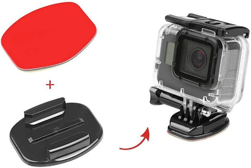Helmet Adhesive Sticky Mounts and Accessory Kit with Buckle and Thumb Screws for GoPro Hero 11 10 9 8 Max