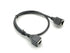 RJ45 60CM Elecbee Ethernet LAN Cable Female to Female Network Extension Cord Double Connector, Compatible
