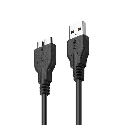 QCEs USB 3.0 Cable, USB 3.0 A Male to Micro B Cable 3.3FT, Compatible with WD My Passport and External Hard Drives