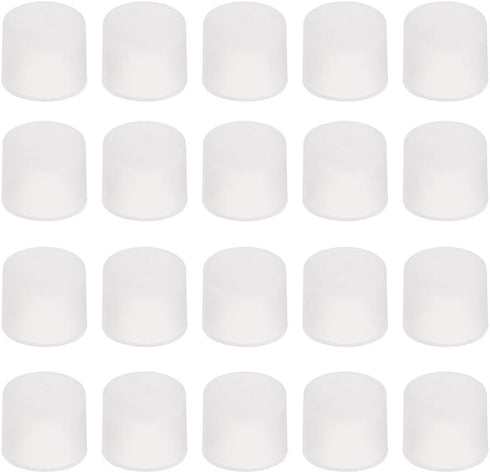 uxcell 20pcs Clear RCA Female Connector Socket Jack Plug Protector Caps for DVD Amplifier