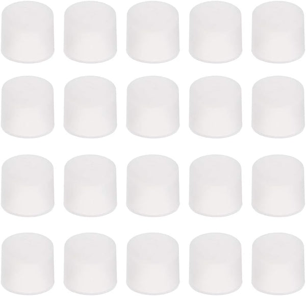uxcell 20pcs Clear RCA Female Connector Socket Jack Plug Protector Caps for DVD Amplifier