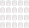 uxcell 20pcs Clear RCA Female Connector Socket Jack Plug Protector Caps for DVD Amplifier