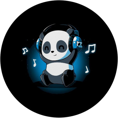Dj Panda Headphones Music PopSockets Standard Grip
